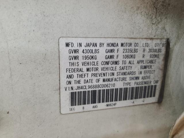 JH4CL96888C006210 - 2008 ACURA TSX 白色 照片 12