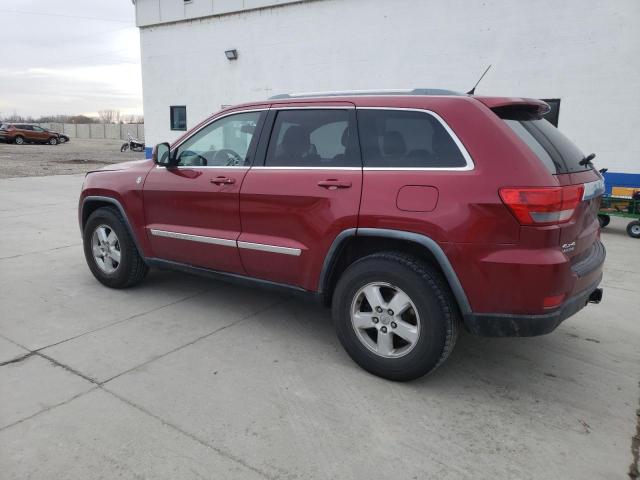 1C4RJFAG5CC128689 - 2012 JEEP GRAND CHER LAREDO BURGUNDY photo 2