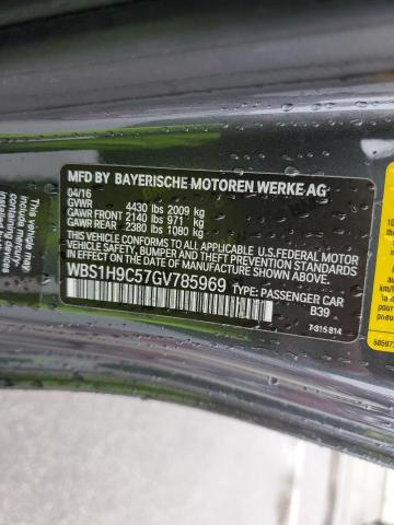 WBS1H9C57GV785969 - 2016 BMW M2 灰色 照片 12