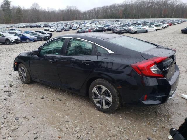 2HGFC2F65KH517741 - 2019 HONDA CIVIC LX BLACK photo 2