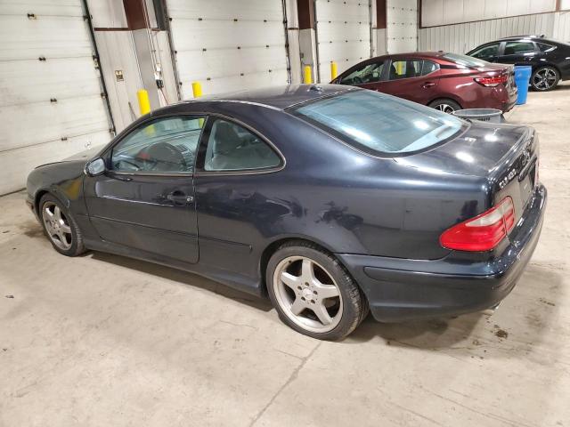 WDBLJ70G62T121549 - 2002 MERCEDES-BENZ CLK 430 BLUE photo 2