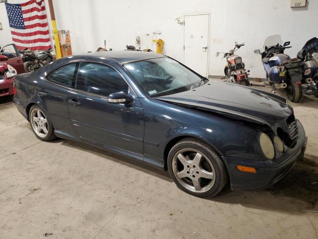 WDBLJ70G62T121549 - 2002 MERCEDES-BENZ CLK 430 BLUE photo 4