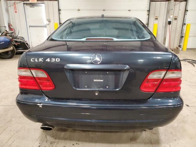 WDBLJ70G62T121549 - 2002 MERCEDES-BENZ CLK 430 BLUE photo 6