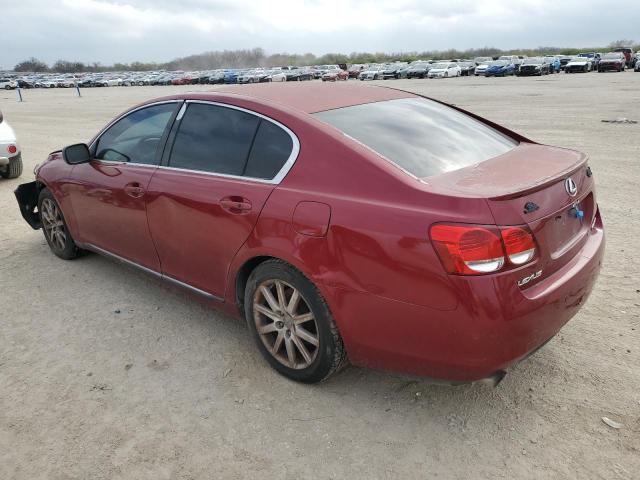 JTHCH96S560012297 - 2006 LEXUS GS 300 RED photo 2