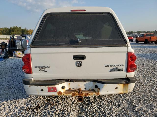 1D7RE3BK3BS606320 - 2011 DODGE DAKOTA SLT WHITE photo 6