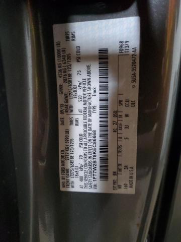 1FT7W2BT8KEC86668 - 2019 FORD F250 SUPER DUTY 灰色 照片 12