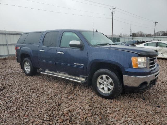 3GTP2VE74CG178702 - 2012 GMC SIERRA K1500 SLE BLUE photo 4