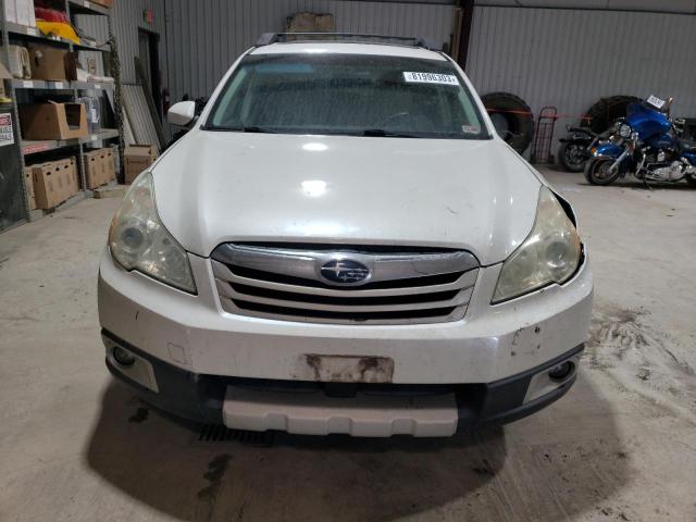 4S4BRBKC8A3378452 - 2010 SUBARU OUTBACK 2.5I LIMITED WHITE photo 5