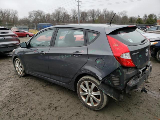 KMHCU5AE7CU025351 - 2012 HYUNDAI ACCENT GLS GRAY photo 2