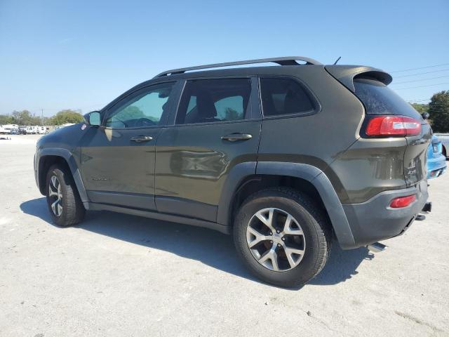 1C4PJMBS4EW291513 - 2014 JEEP CHEROKEE TRAILHAWK GREEN photo 2