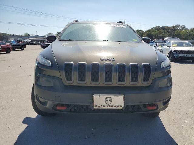 1C4PJMBS4EW291513 - 2014 JEEP CHEROKEE TRAILHAWK GREEN photo 5