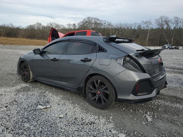 SHHFK7H93JU214837 - 2018 HONDA CIVIC SPORT TOURING GRAY photo 2