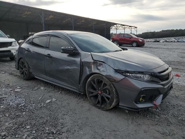 SHHFK7H93JU214837 - 2018 HONDA CIVIC SPORT TOURING GRAY photo 4