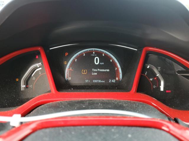 SHHFK7H93JU214837 - 2018 HONDA CIVIC SPORT TOURING GRAY photo 9