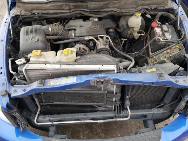 1D7HA18257S144756 - 2007 DODGE RAM 1500 ST BLUE photo 11