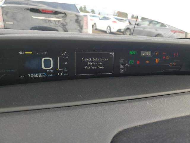 JTDKARFP8H3054199 - 2017 TOYOTA PRIUS PRIM SILVER photo 9