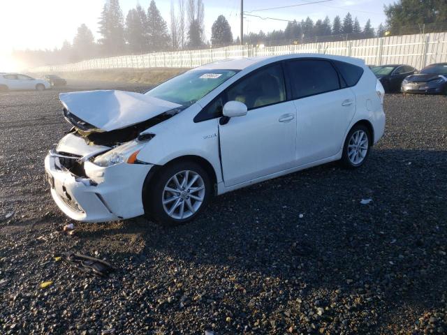 JTDZN3EU2D3196940 - 2013 TOYOTA PRIUS V WHITE photo 1