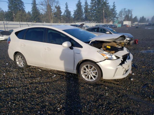 JTDZN3EU2D3196940 - 2013 TOYOTA PRIUS V WHITE photo 4