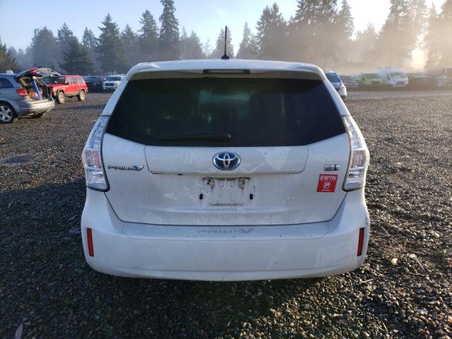 JTDZN3EU2D3196940 - 2013 TOYOTA PRIUS V WHITE photo 6