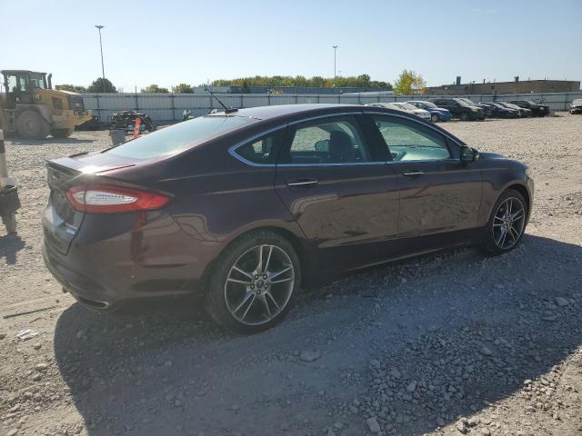 3FA6P0K91DR182207 - 2013 FORD FUSION TITANIUM 栗色 照片 3