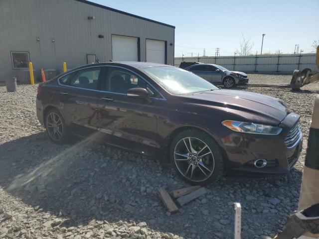 3FA6P0K91DR182207 - 2013 FORD FUSION TITANIUM 栗色 照片 4
