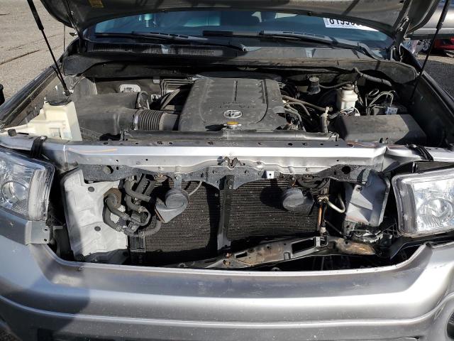 5TFUM5F19DX042988 - 2013 TOYOTA TUNDRA DOUBLE CAB SR5 SILVER photo 11