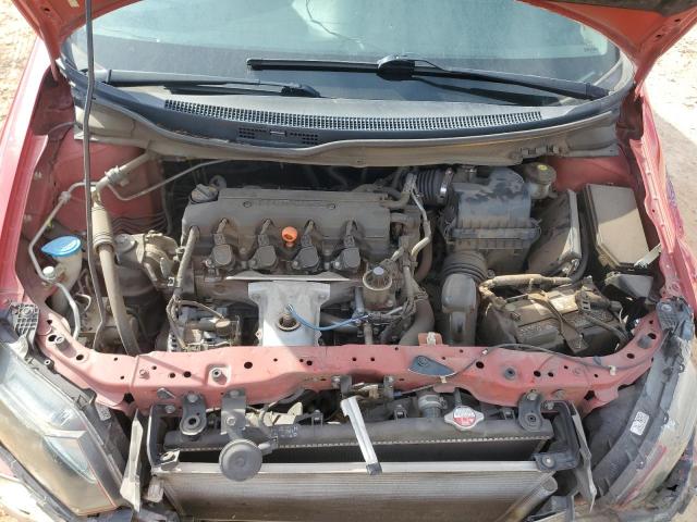2HGFG3B50DH529046 - 2013 HONDA CIVIC LX RED photo 11