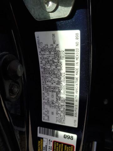 3TMJU4GN2DM151202 - 2013 TOYOTA TACOMA DOUBLE CAB PRERUNNER CHARCOAL photo 12