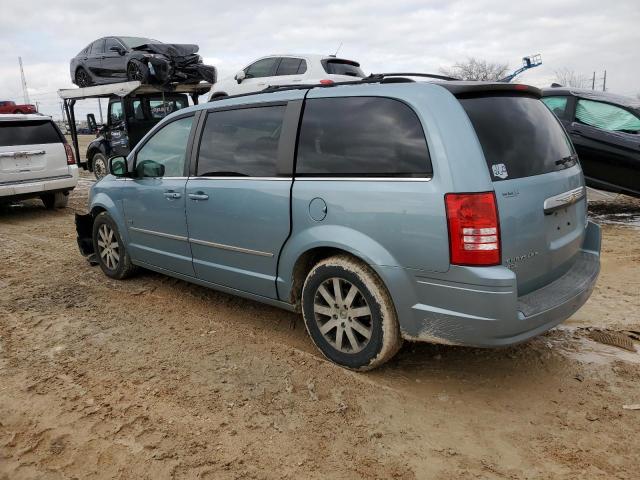 2A8HR54X89R661168 - 2009 CHRYSLER TOWN & COU TOURING BLUE photo 2