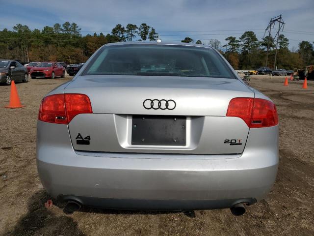 WAUDF78E86A022708 - 2006 AUDI A4 2.0T QUATTRO SILVER photo 6