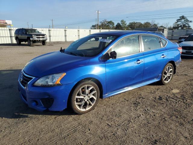 3N1AB7APXDL791278 - 2013 NISSAN SENTRA S BLUE photo 1