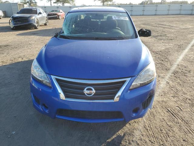 3N1AB7APXDL791278 - 2013 NISSAN SENTRA S BLUE photo 5