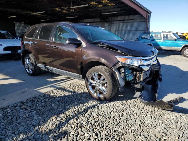 2FMDK3JC9DBE03965 - 2013 FORD EDGE SEL მუქწითელი ფოტო 4