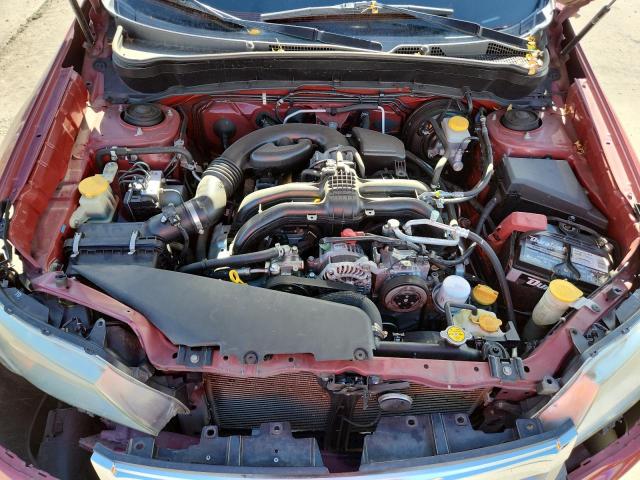 JF2SHADC4DH429940 - 2013 SUBARU FORESTER 2.5X PREMIUM RED photo 12