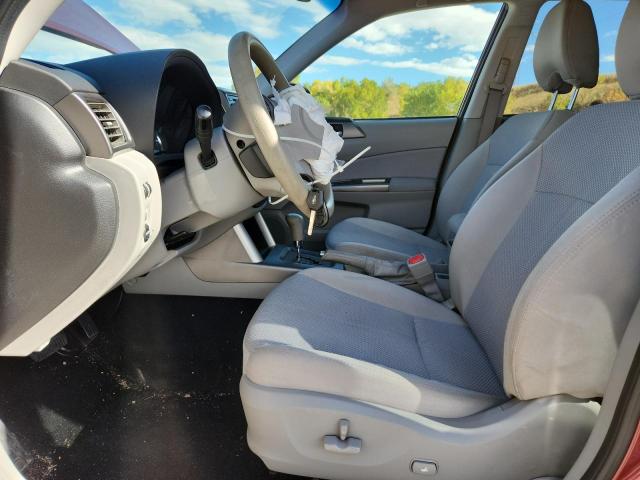 JF2SHADC4DH429940 - 2013 SUBARU FORESTER 2.5X PREMIUM RED photo 7