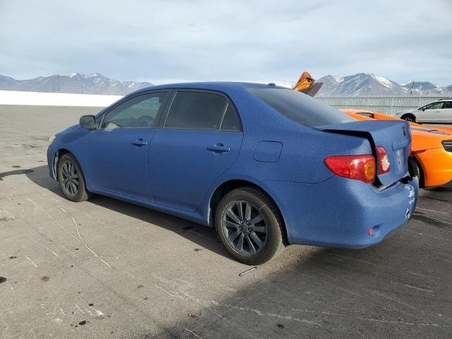 1NXBU4EE0AZ274670 - 2010 TOYOTA COROLLA BASE BLUE photo 2