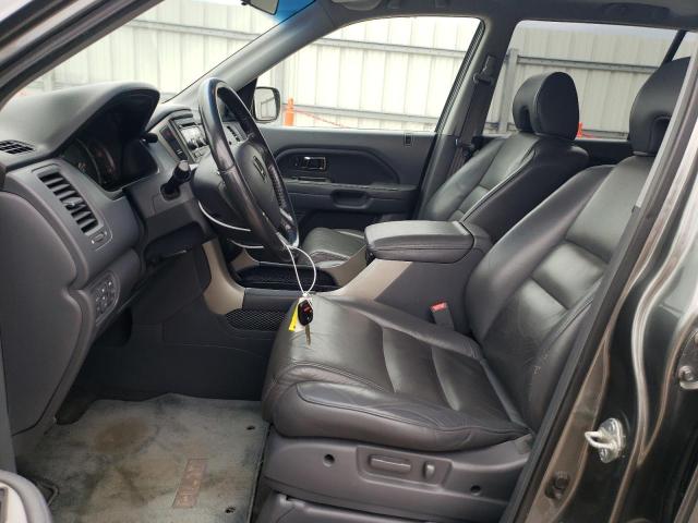 5FNYF28567B001761 - 2007 HONDA PILOT EXL GRAY photo 7