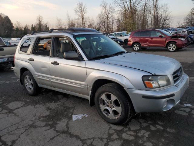 JF1SG656X3H708661 - 2003 SUBARU FORESTER 2.5XS SILVER photo 4