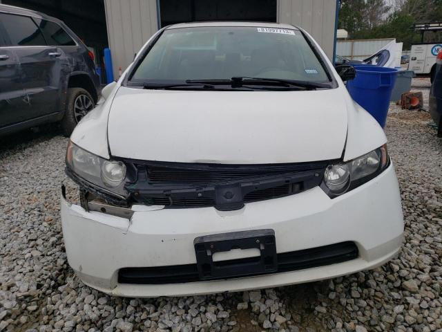 1HGFA16878L003077 - 2008 HONDA CIVIC EX WHITE photo 5