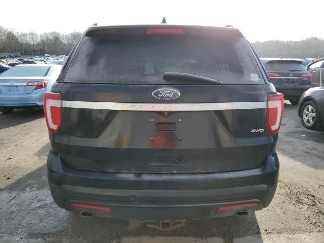 1FM5K8B80GGA01423 - 2016 FORD EXPLORER BLACK photo 6