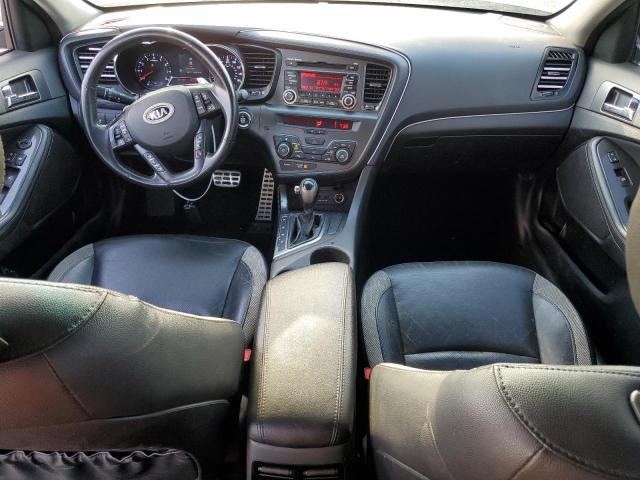 5XXGR4A6XDG184981 - 2013 KIA OPTIMA SX GRAY photo 8