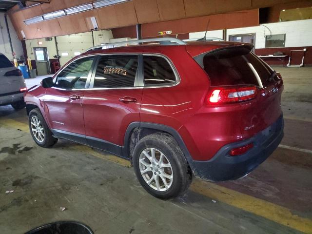 1C4PJMCS1GW322377 - 2016 JEEP CHEROKEE LATITUDE RED photo 2