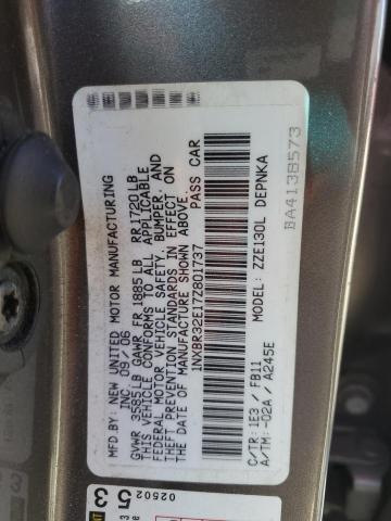 1NXBR32E17Z801737 - 2007 TOYOTA COROLLA CE 灰色 照片 12