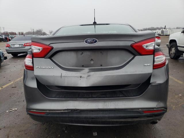 3FA6P0H76ER306334 - 2014 FORD FUSION SE GRAY photo 6