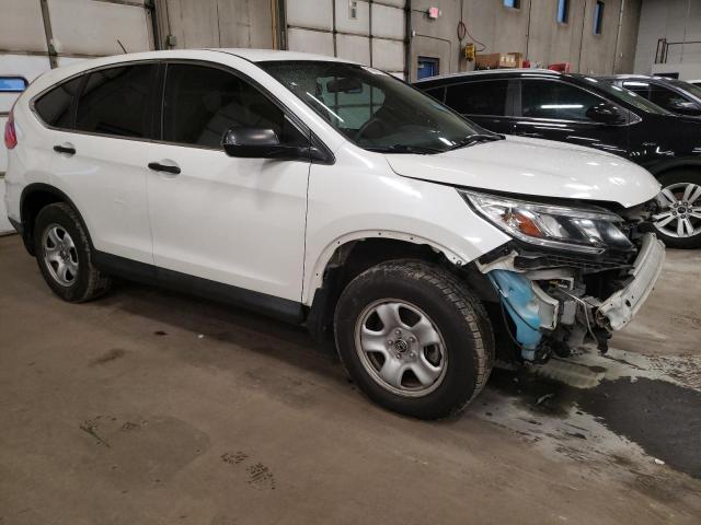 5J6RM3H36FL019391 - 2015 HONDA CR-V LX WHITE photo 4