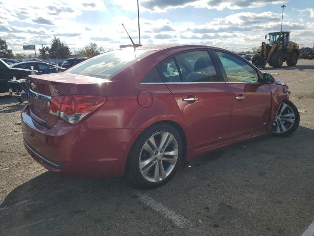 1G1PH5S91B7278800 - 2011 CHEVROLET CRUZE LTZ RED photo 3