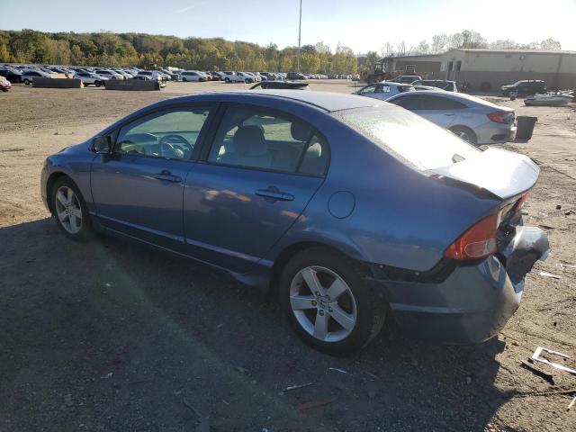 1HGFA16846L070278 - 2006 HONDA CIVIC EX BLUE photo 2