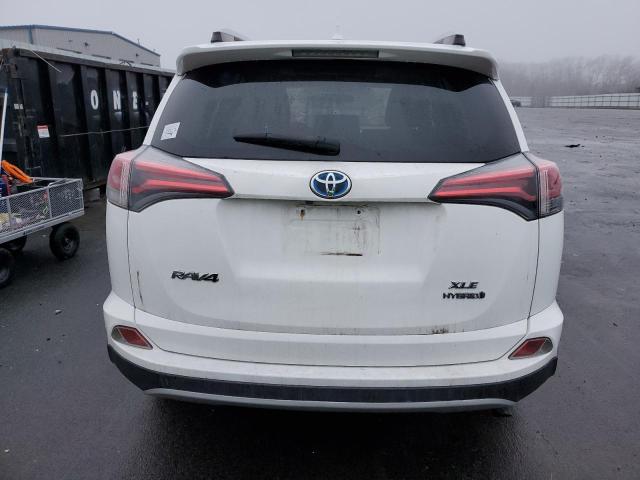 JTMRJREV2GD024817 - 2016 TOYOTA RAV4 HV XLE WHITE photo 6