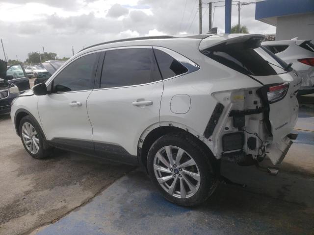 1FMCU9DZ3NUA23878 - 2022 FORD ESCAPE TITANIUM Ақ фото 2