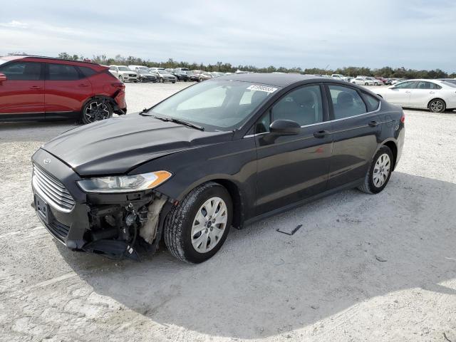 3FA6P0G74DR139858 - 2013 FORD FUSION S BLACK photo 1